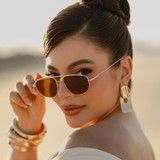 Óculos de Sol Horizon Marrom