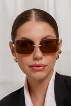 Óculos de Sol Santorini Marrom