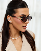Óculos de Sol Crystal Animal Print