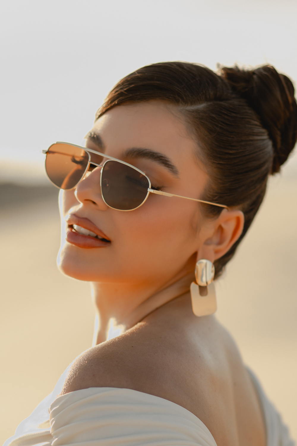 Óculos de Sol Horizon Marrom