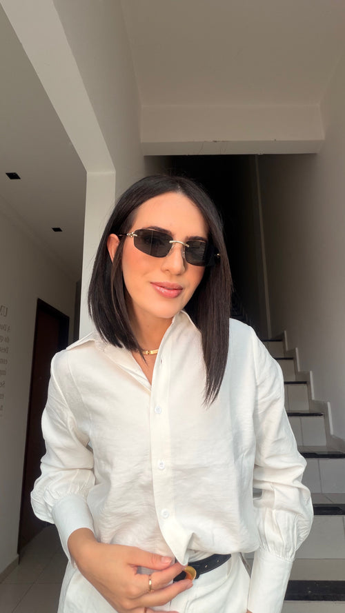 Óculos de Sol Aurea Preto