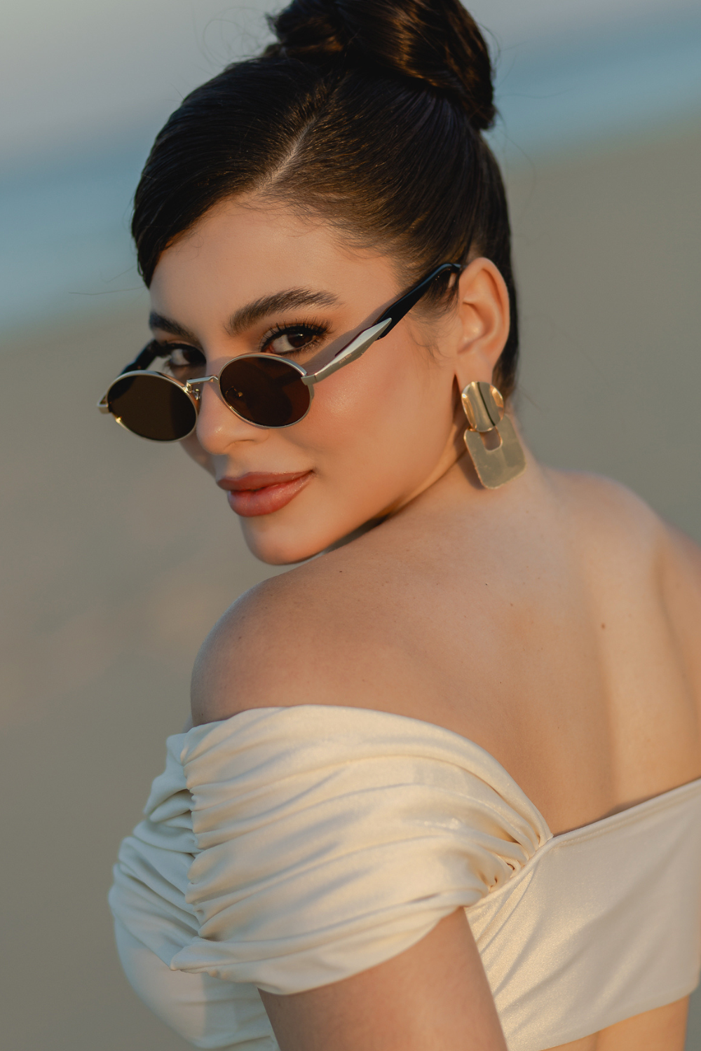 Óculos de Sol Aura Marrom