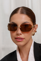 Óculos de Sol Santorini Marrom