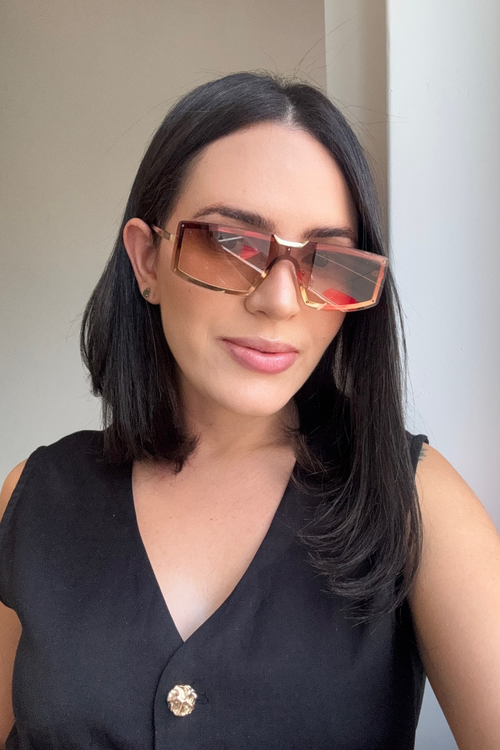 Óculos de Sol Camille Marrom