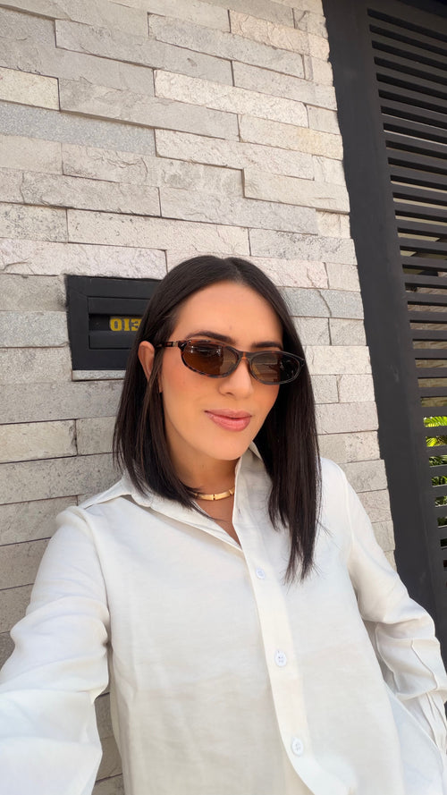 Óculos de Sol Bianca Marrom